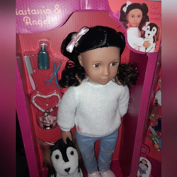 New Two 18" Our Generation Dolls Rayna & Nastassia/Angel NIB - Picture 5 of 11